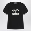 Dolce & Gabbana Dolce&Gabbana Black cotton logo T-shirt