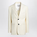 Ami Paris Butter-coloured wool jacket