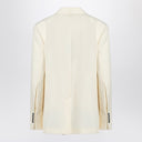 Ami Paris Butter-coloured wool jacket