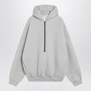 Fear of God Grey mélange hooded sweatshirt with zip