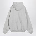 Fear of God Grey mélange hooded sweatshirt with zip