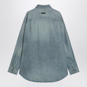 Camisa azul claro Fear of God com efeito jeans desbotado