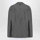 Chaqueta gris de un solo pecho Fear of God en algodón y lana