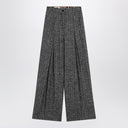 Dolce & Gabbana Dolce&Gabbana Wide dark grey striped trousers