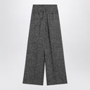 Dolce & Gabbana Dolce&Gabbana Wide dark grey striped trousers
