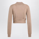 Dolce & Gabbana Dolce&Gabbana Beiger Wickel-Cardigan aus Kaschmir