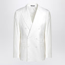 Dolce & Gabbana Dolce&Gabbana White single-breasted cotton jacket