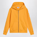 Golden Goose Mustard yellow zip-up sweatshirt with stars