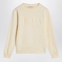 Sudadera de algodón marfil Golden Goose