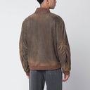 Bomber marrone effetto vintage Golden Goose