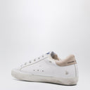 Sneakers Super-Star bianche/argento Golden Goose con fodera in shearling