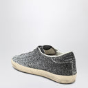 Tênis Super-Star com Glitter Prata/Preto Golden Goose