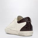 Tênis Golden Goose Super Star branco/platinum/bordô