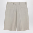 Golden Goose Beige mélange wool-blend bermuda