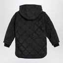 Givenchy Black quilted parka with removable sleeves