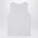 Givenchy White ribbed tank top with logo