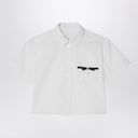 Givenchy White cropped shirt in cotton