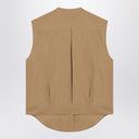 LouLou De Saison Sleeveless shirt in sand colour