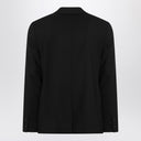 Ami Paris Single-Breasted Jacket Black Wool