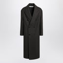 Ami Paris Anthracite grey double-breasted wool coat