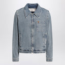 Ami Paris Denim zip-up Ami De Coeur jacket