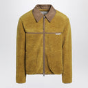 Bomber in shearling verde acido Ami Paris