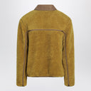 Ami Paris Acid green shearling bomber