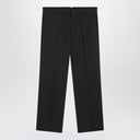 Pantaloni in lana grigio carbone Ami Paris