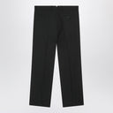 Pantaloni in lana grigio carbone Ami Paris