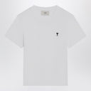 Camiseta Ami Paris Ami De Coeur branca em algodão