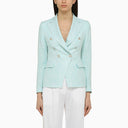Tagliatore Light blue double-breasted jacket