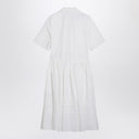 Jil Sander White cotton chemisier dress
