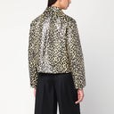 Chaqueta con estampado de leopardo de Jil Sander en tejido revestido