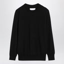 Jil Sander Black wool crew-neck sweater