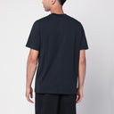 T-shirt en coton bleu foncé Jil Sander