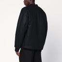 Giacca bomber nera in lana Jil Sander