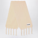 Jil Sander Pale pink mohair blend scarf