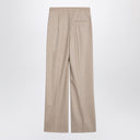 Pantalon LouLou De Saison en laine beige et cachemire