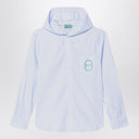 KENZO Hooded striped shirt in cotton