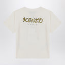KENZO Weißes T-Shirt mit aufgedrucktem Logo