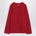LouLou De Saison Kara burgunderroter Kaschmirpullover