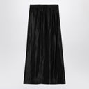 LouLou De Saison Black skirt in linen and silk