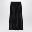 LouLou De Saison Black skirt in linen and silk