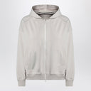 Brunello Cucinelli Beige Baumwoll-Reißverschluss-Hoodie