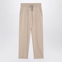 Brunello Cucinelli Beige cotton joggers