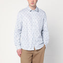 Maison Kitsuné Striped shirt with logos