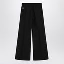Moncler + Rick Owens Wide Bela trousers in black cotton poplin