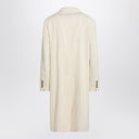Brunello Cucinelli Ivory corduroy coat