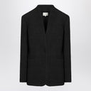 LouLou De Saison Black single-breasted bouclé jacket