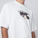 Off White Off-White™ Weißes Paint Arrow Skate Logo T-Shirt